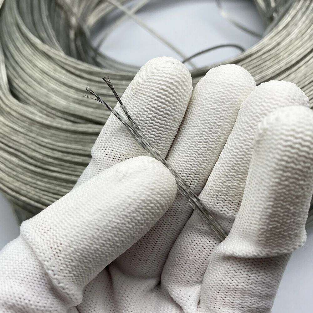 СВЕТОДИОДНЫЙ Неон diy кабель прозрачный провод 24awg 2-ядерный Parellel провода Луженая