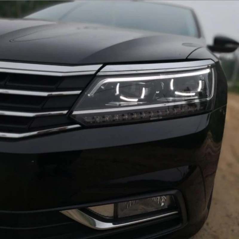 Передняя фара фары для Volkswagen Passat 2016 2018 светодиодный DRL 2011 2015|Фара авто в сборе| |