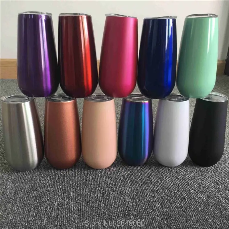 Термос из нержавеющей стали 20 шт./лот 6 унций|Вакуумные фляги и термосы| |