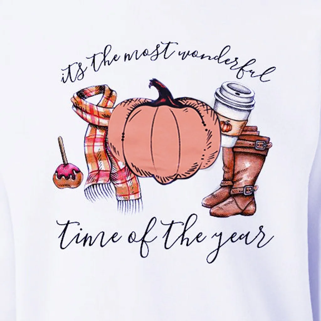 Модный пуловер с буквенным принтом топы толстовка Повседневная Женская Осенняя