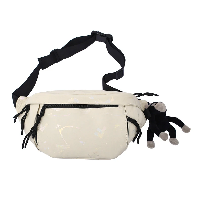 

Capacity Waist Pack Unisex Trend Large Chest Bags Nylon Multifunction Messenger Bag Travel Men Crossbody Bag Phone Pouch