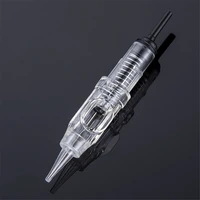 10pcs disposable cartridge tattoo needles 1rl sterilized safety permanent eyebrow lip makeup needles rotary for tattoo machine