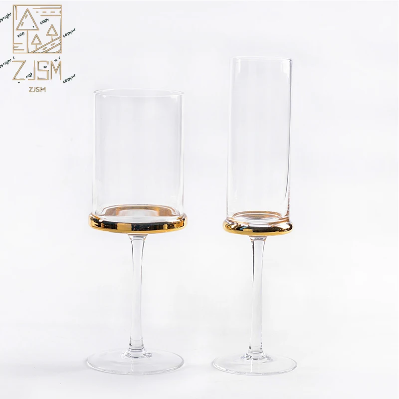

Europe galvanised gold/transparent glass