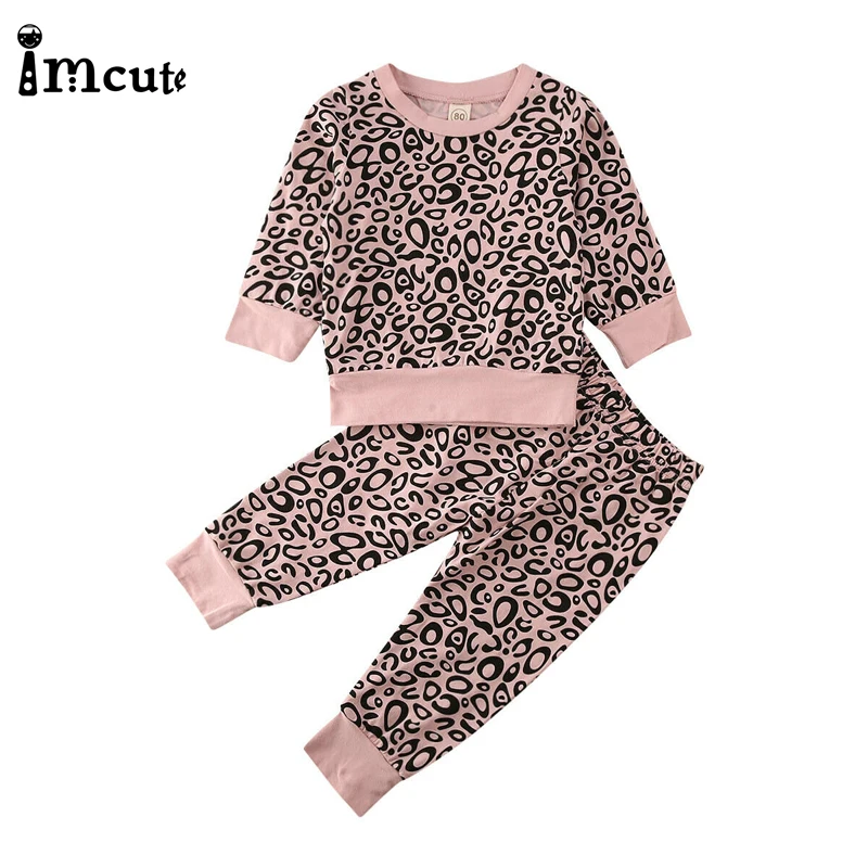 Imcute 2020 г. Прямая поставка 2 предмета пуловер для маленьких девочек свитер Топы