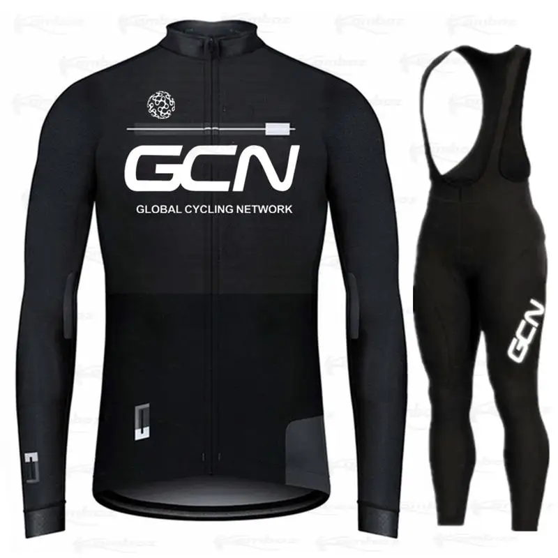2021 GCN команда Осень Велоспорт Джерси комплект с длинным рукавом горный велосипед