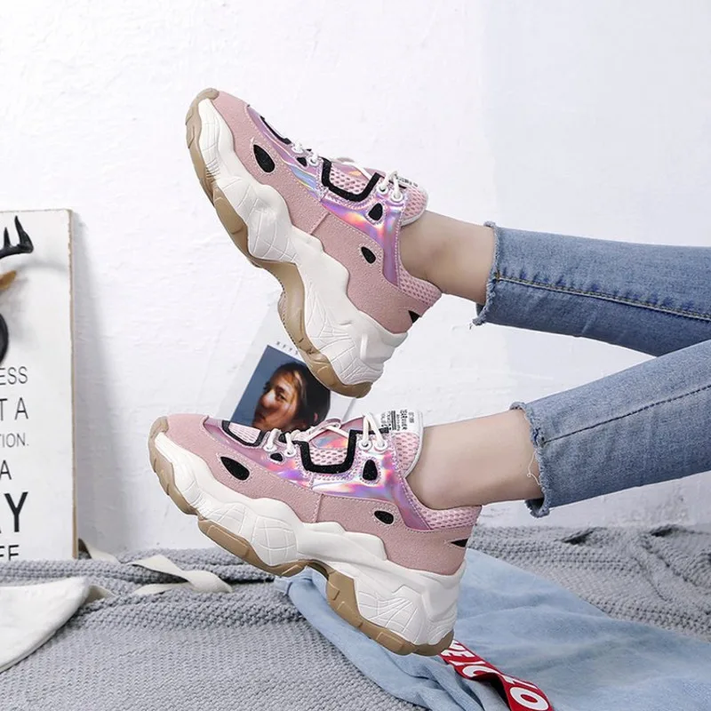 Новинка 2019 года сезон осень модная женская повседневная обувь удобная на