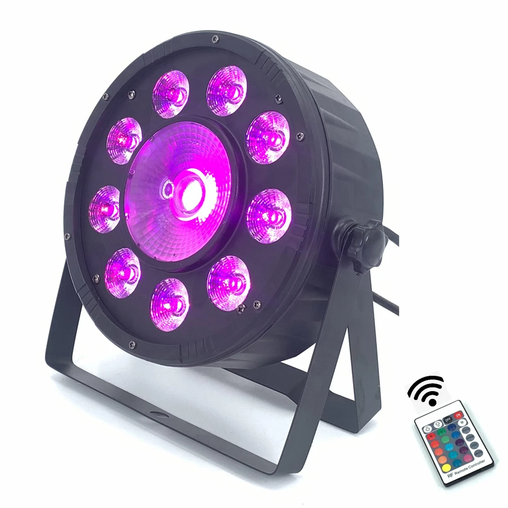2 шт. диоды с беспроводным управлением 9x10 Вт + 30 RGB 3в1 светодиодный Par свет мыть шаг