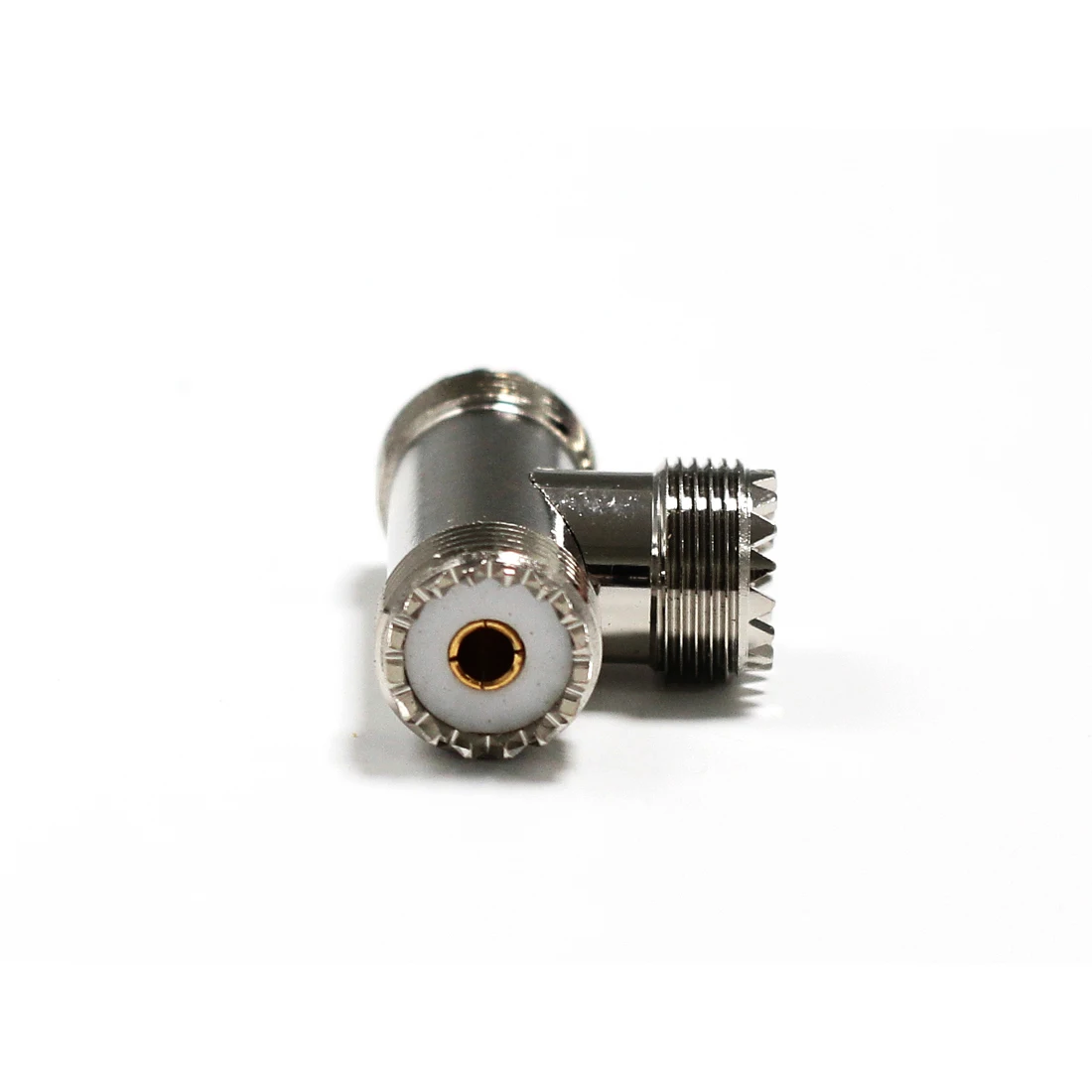 Переходник UHF Female switch 1 шт. 2 * гнездовой разъем RF Coax разветвитель T типа