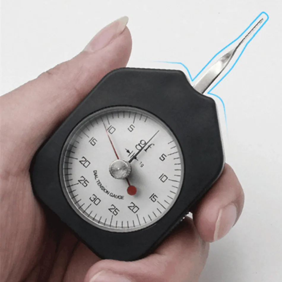 SEG G ручной динамометр Tensiometer контактный указатель Тип Одиночная игла в двойной 30