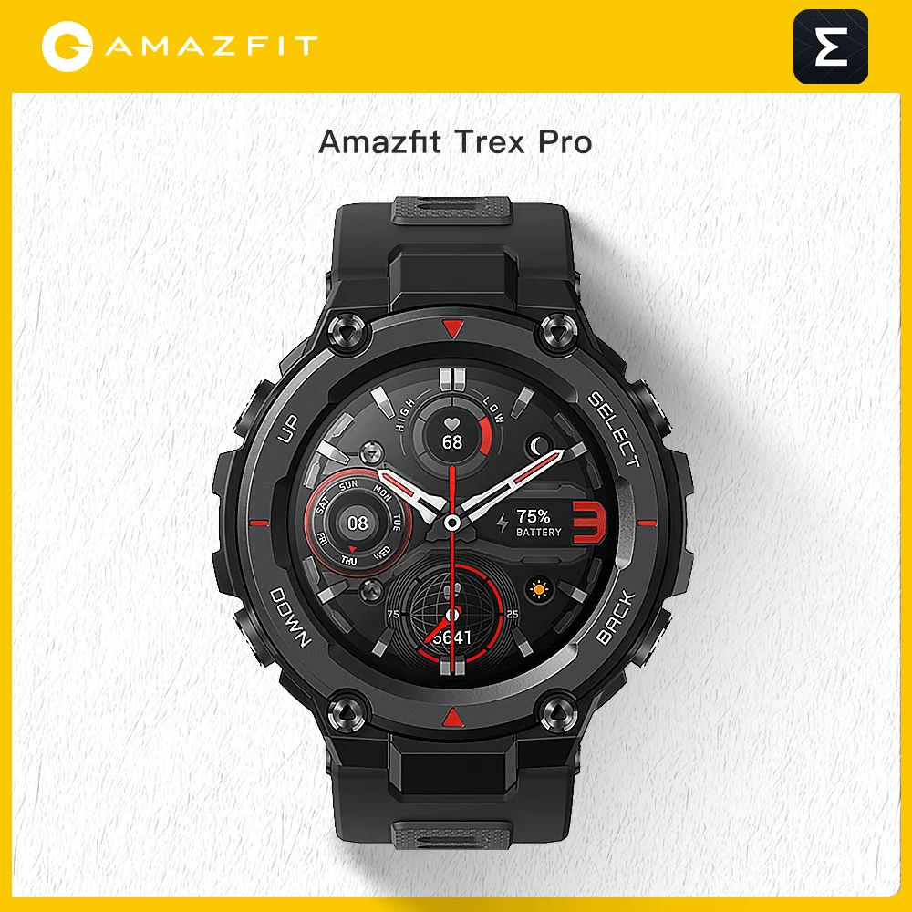 Смарт часы Amazfit Trex Pro T rex Rex GPS 18 дней без подзарядки 390 мАч|Смарт-часы| |