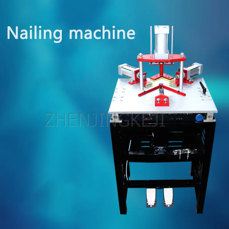 

Photo Frame Cutting Machine Guide Four Cylinder Nailing Machine Hardwood Miscellaneous Foamed Solid Wood Frame Nailing Equipment