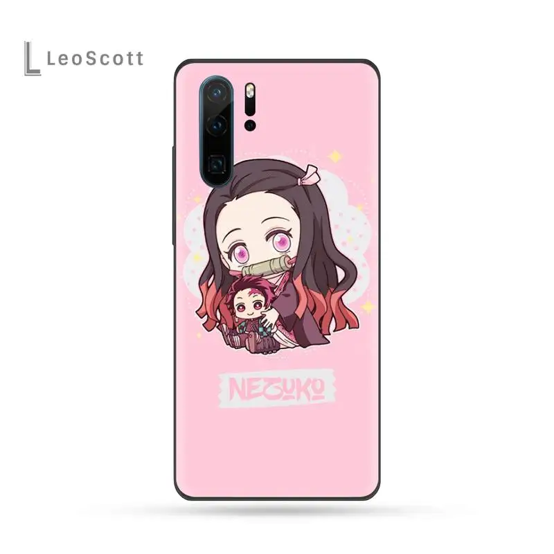 

Kamado Nezuko Kimetsu No Yaiba Demon Phone Case For Huawei P9 P10 P20 P30 Pro Lite smart Mate 10 Lite 20 Y5 Y6 Y7 2018 2019
