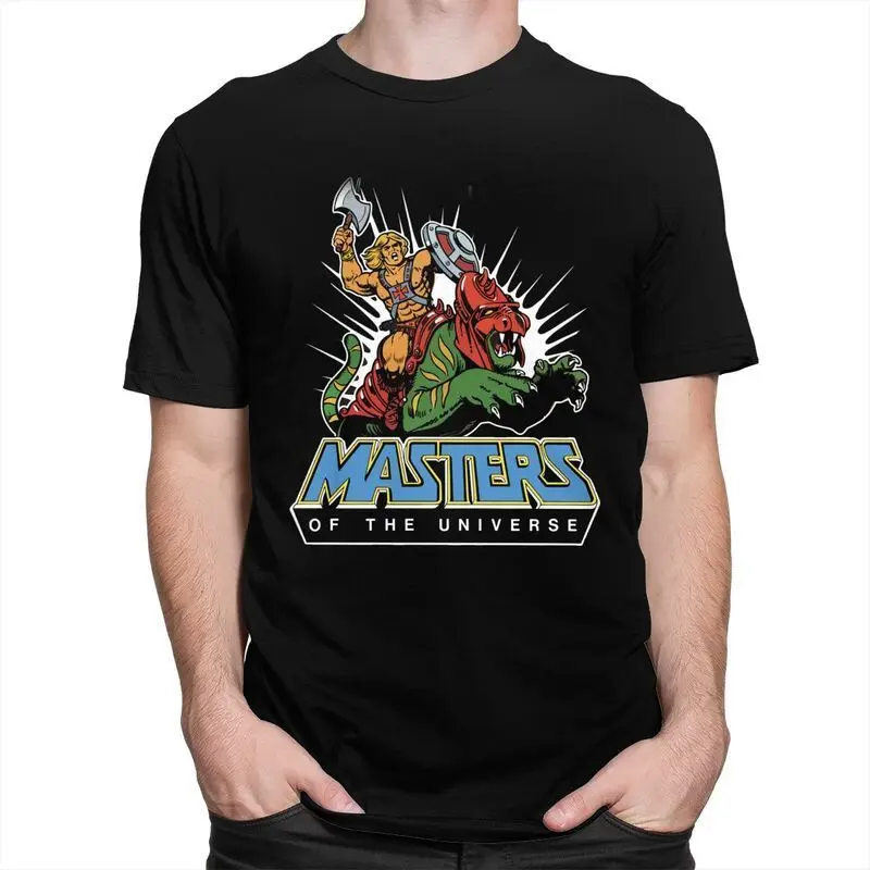 Funny He-Man Of The Universe T Shirt Men Cotton Tshirt Handsome Tee Tops Short Sleeve T-Shirt Camisa Streetwear