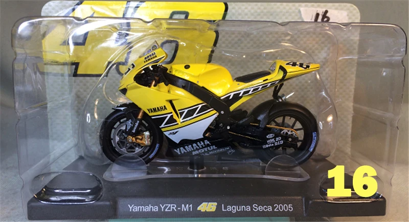 16 1:18 Apulia Yamaha Honda 11 см литье под давлением сплав мотоцикла статический дисплей модели автомобилей вентиляторы Favorit коллекция детей Рождественский подарок - Цвет: 16