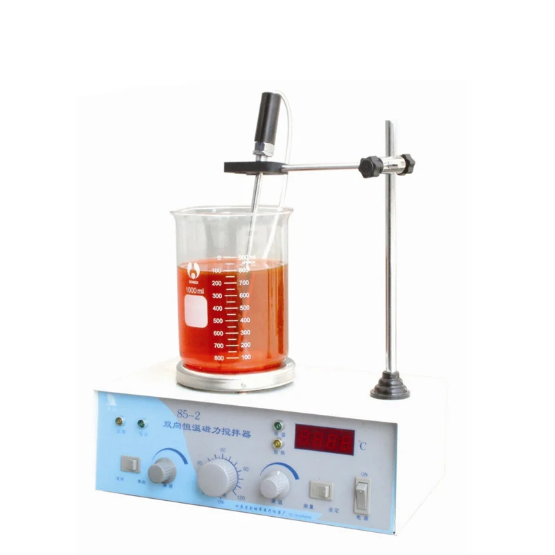 

85-2A Magnetic Electric Stirrer, Digital Display, Bidirectional Constant Temperature, Speed Range 0-2400rpm, Timer 0-120min