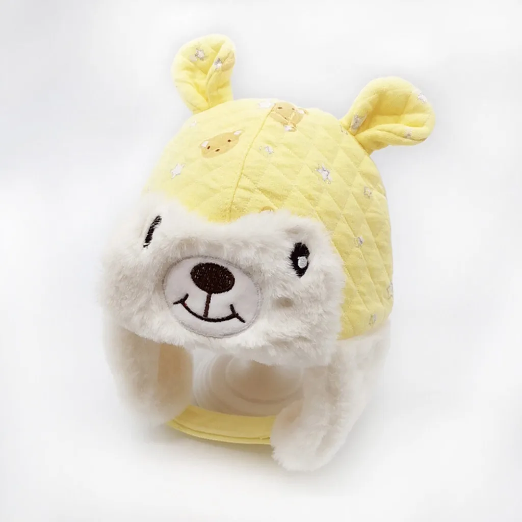 3Pcs Toddler Baby Girls Boys Winter Keep Warm Cartoon Photography Plush Knitted Cap+Scarf+Gloves Set baby hat cap Accessories | Детская