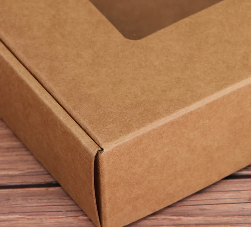 1 шт. различных размеров крафт Бумага подарок Коробки сделай сам конфета