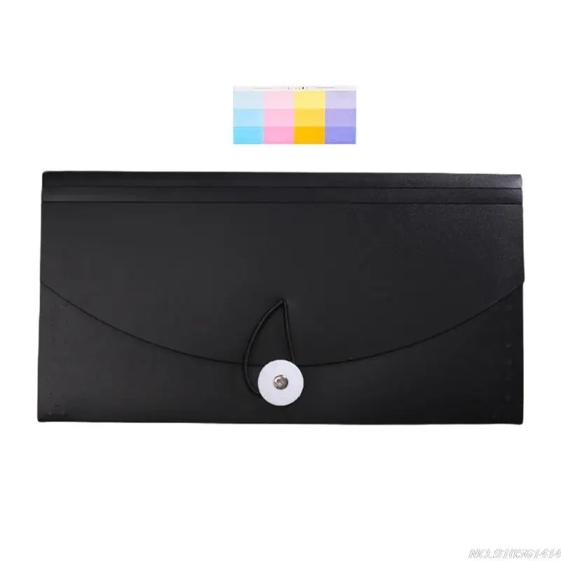 Расширяющиеся папки для документов B6 с язычками переносной держатель пружинной