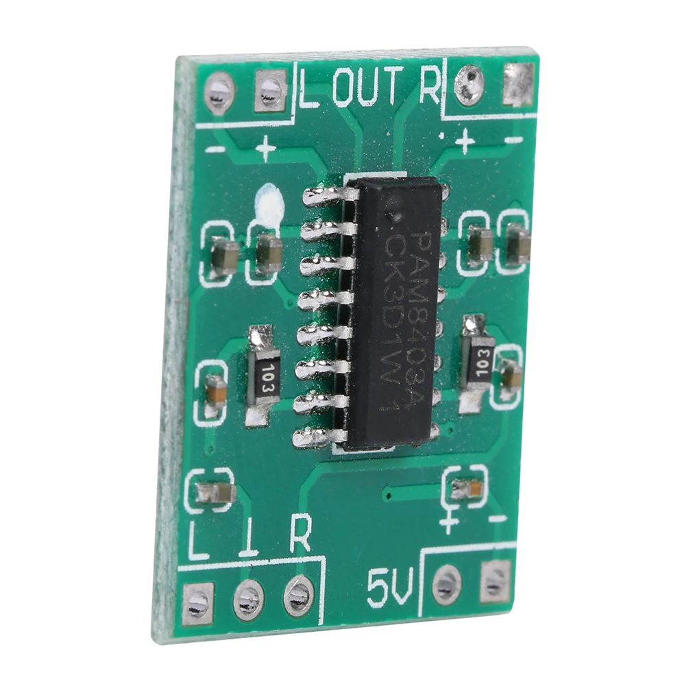 Мини модуль цифрового усилителя PAM8403 2x3W легко переносящий комплект легкие