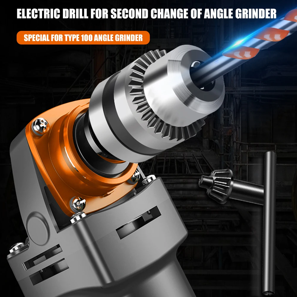 

M10 Angle Grinder Electric Drill Conversion Collet Chuck Holder Power Drill Convert Adapter M10 For 4" Electric Angle Grind