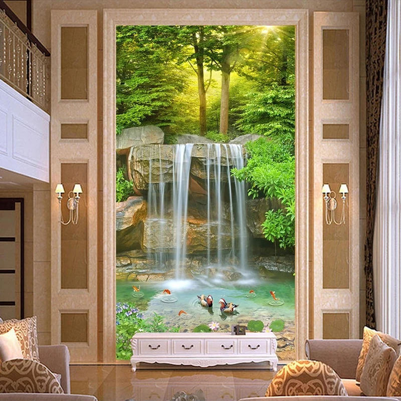 Настенная Роспись по фото индивидуальному заказу Большие Настенные обои с