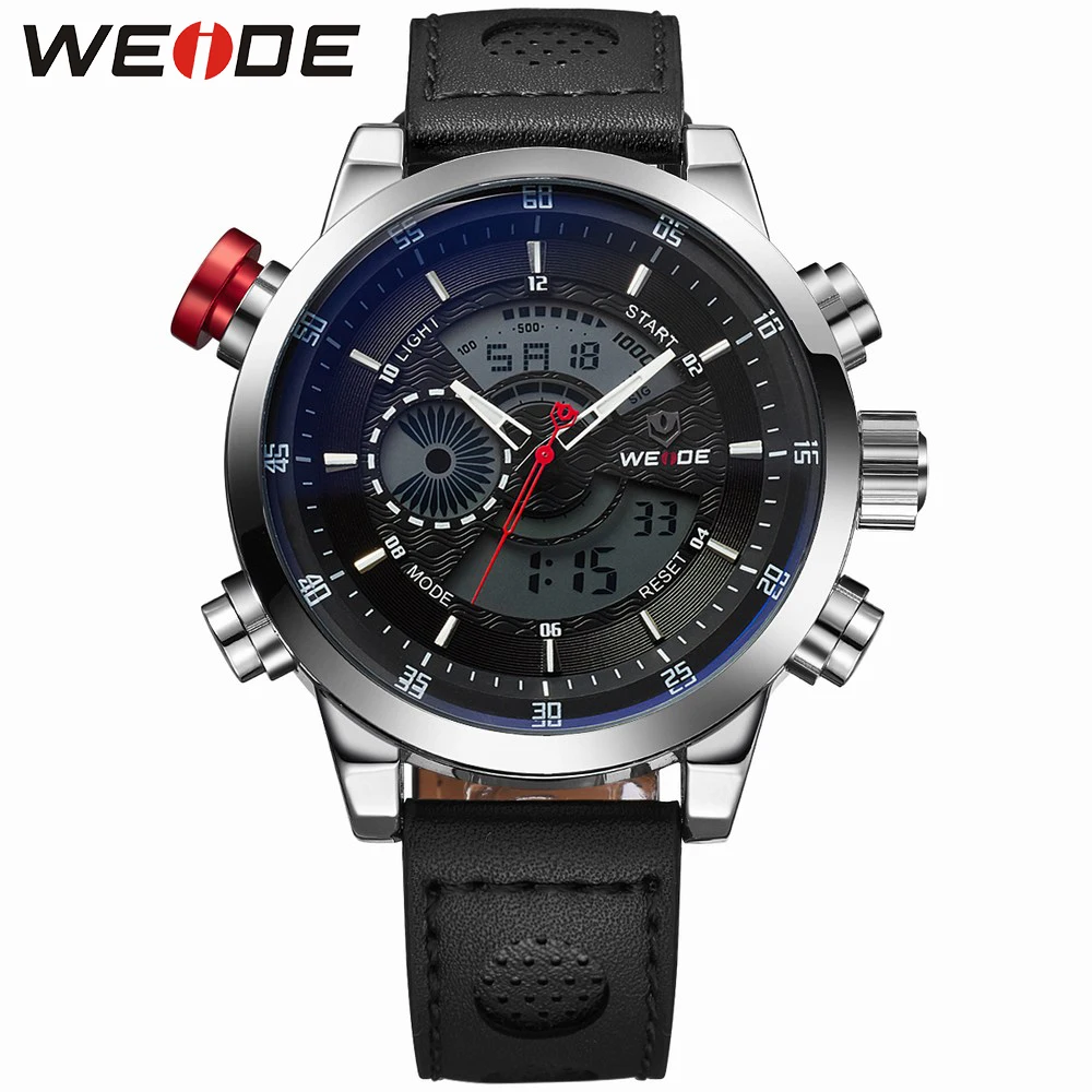 Часы мужские кварцевые с автоматическим будильником и хронографом модные