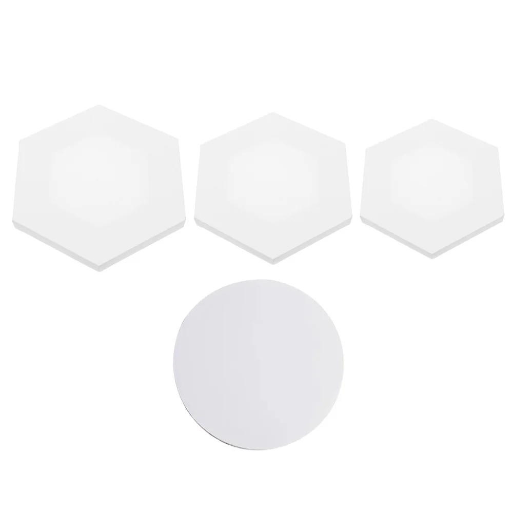 

4pcs Blank Stretched Artist Art Board Acrylic Oil Paint Wood Cotton Easel Frame