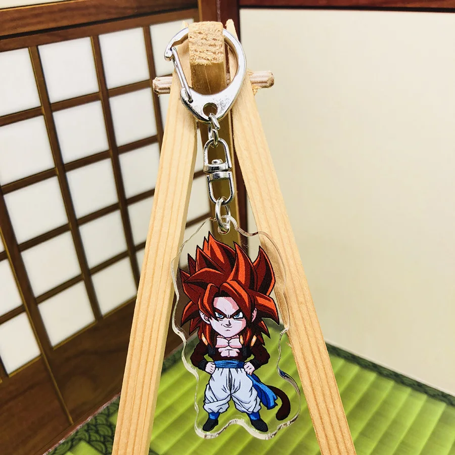 Dragon Ball Z аниме брелок мультфильм Супер Saiyan Goku брелок экшн игрушка Фигурки Коллекция Модель игрушки брелок кольцо брелок