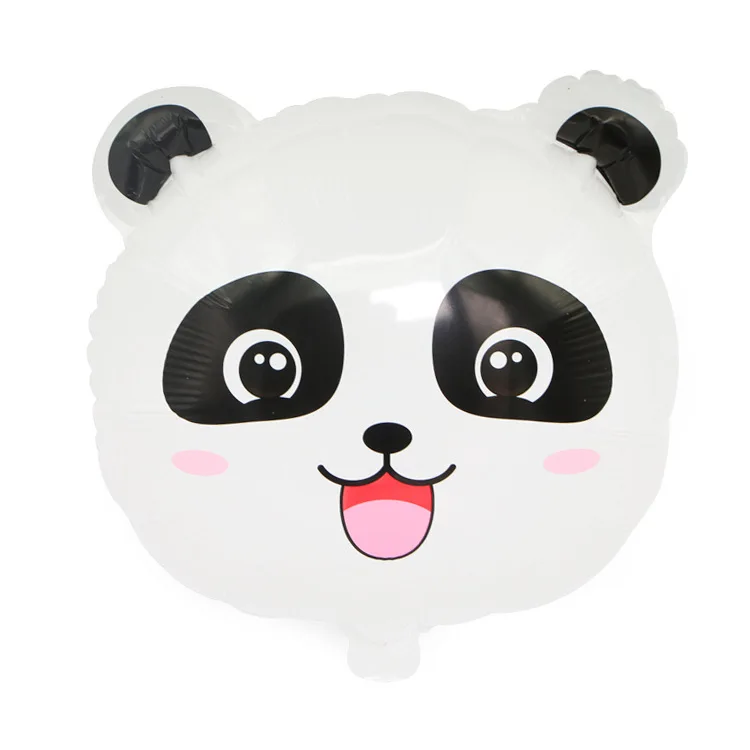 Cartoon Panda Foil Balloons Happy Birthday party supplies kids inflatable Classic Toys China Globos Children's Balloon | Дом и сад