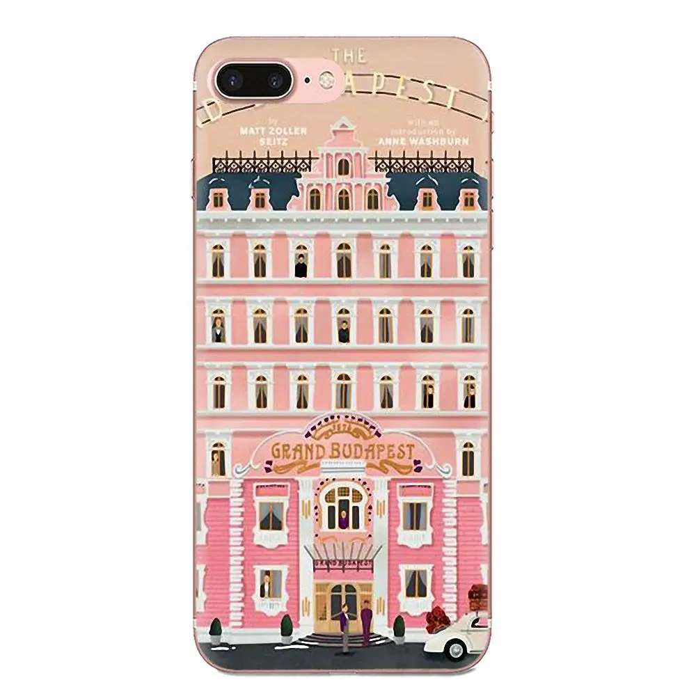 Wes Grand Budapest отель рисунок силиконовый чехол для Apple iPhone 4 4s 5 5C 5S SE 6 6S 7 8 11 Plus Pro X XS Max XR |