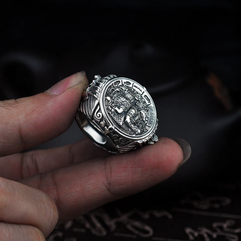 Египет Ми смерти Анубиса кольцо Для мужчин Египетский Древнего Египта тотемные