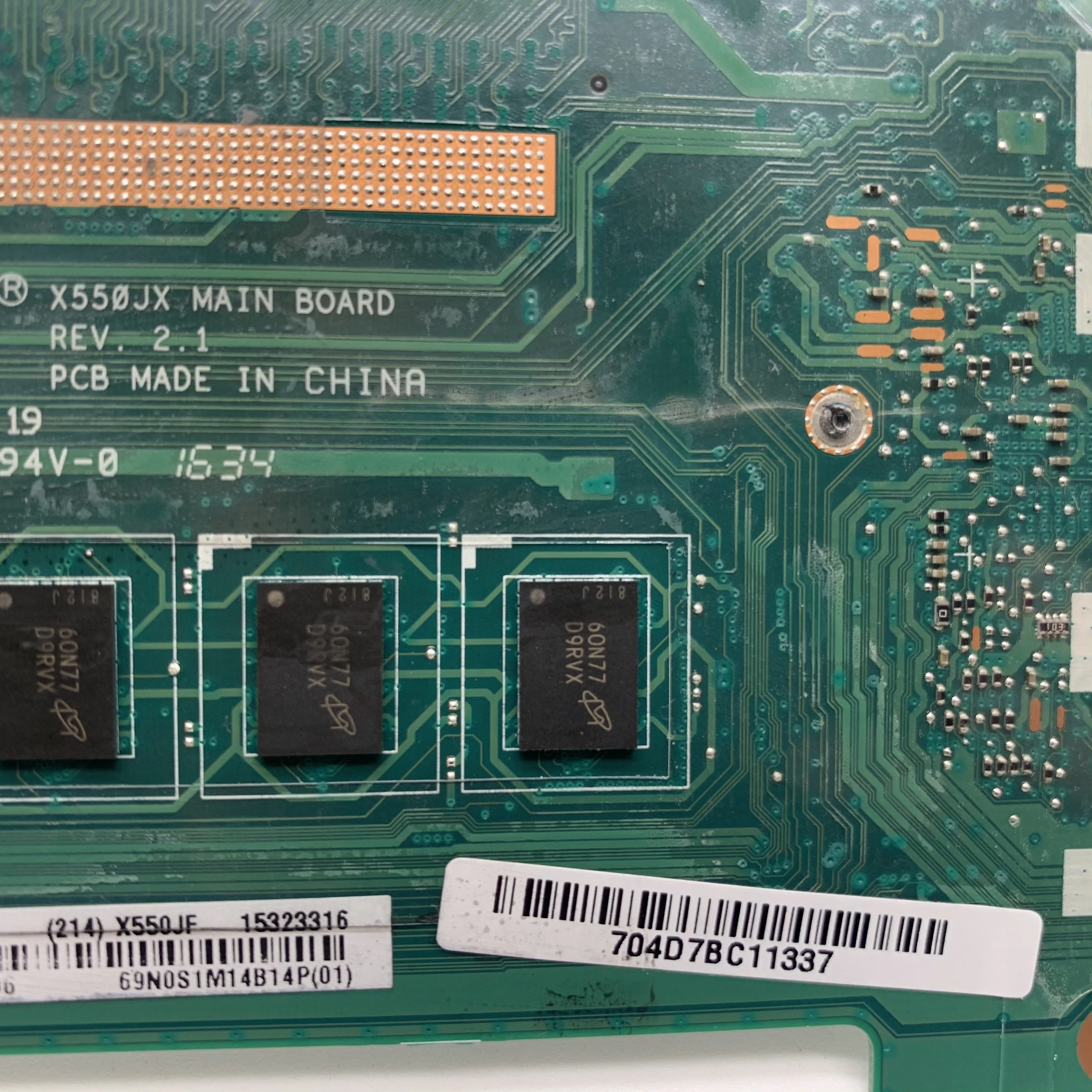 KEFU X550JF Материнская плата ASUS X550JD X550JK FX50J X550J W50J X550JX материнская для ноутбука