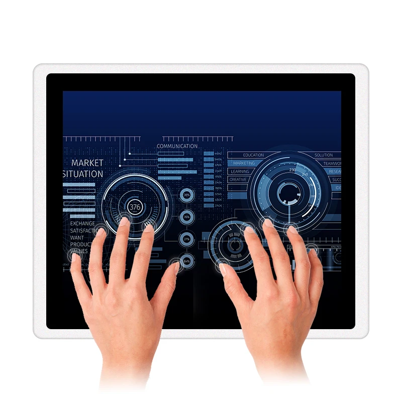 

10.4 12.1 15 Inch Industrial Monitor Flat Panel Display Capacitive Touch Screen With HDMI VGA USB Interface Tablet Computer