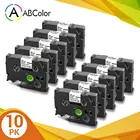 10PK ленты, совместимые с FA231 FA3 FA3R, клейкая лента для ткани, 12 мм, лента для принтера, этикеток для этикеток