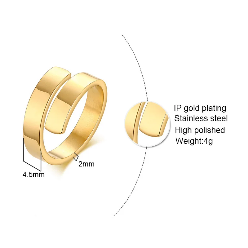

2020 Original design Smooth Design Men or Women Ring Fashion Finger Ring Jewelry Gift Nice