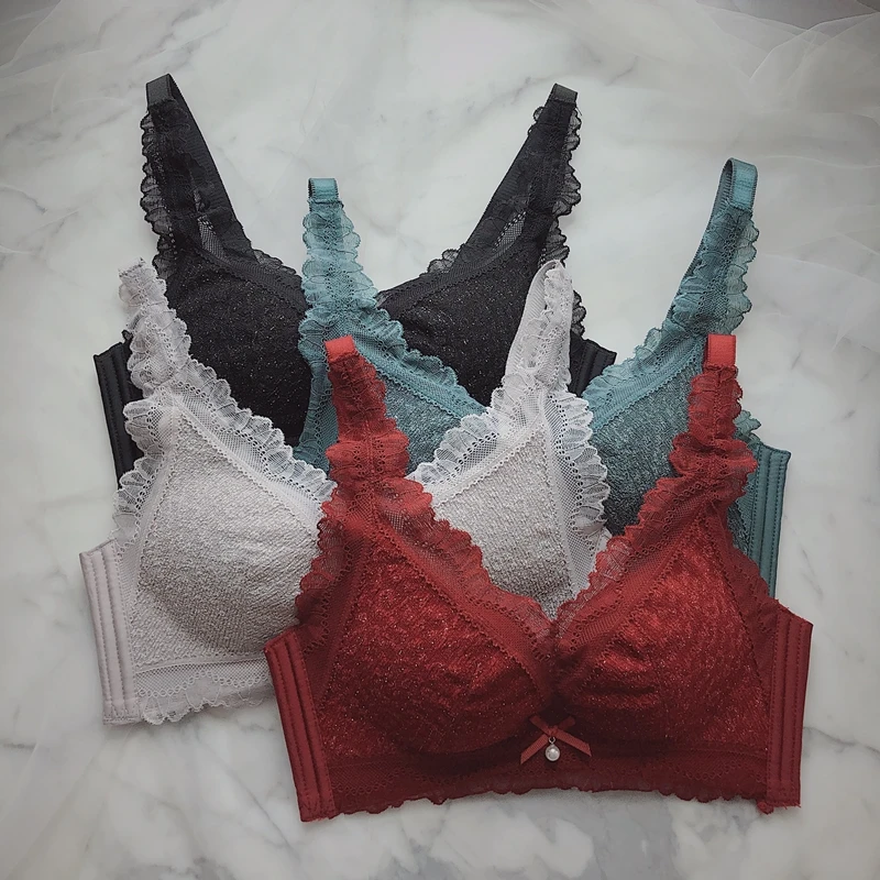 Новинка сексуальный кружевной бюстгальтер без косточек пуш ап женское нижнее