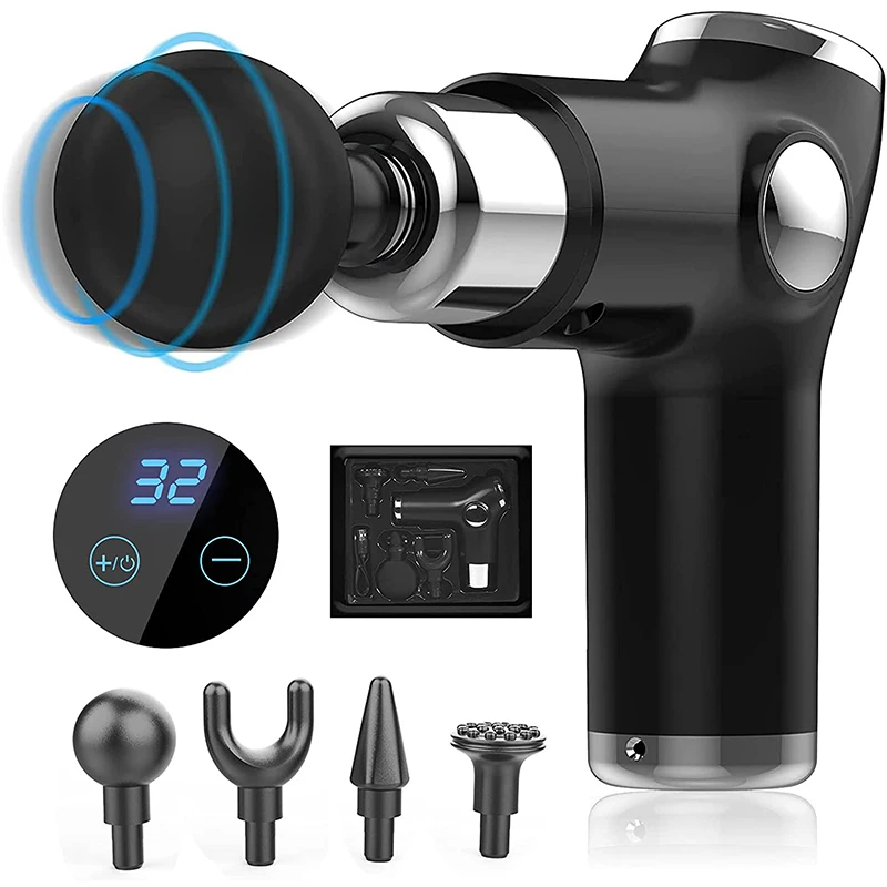 Портативный USB массажер для расслабления мышц|Fascia чехол пистолет| |