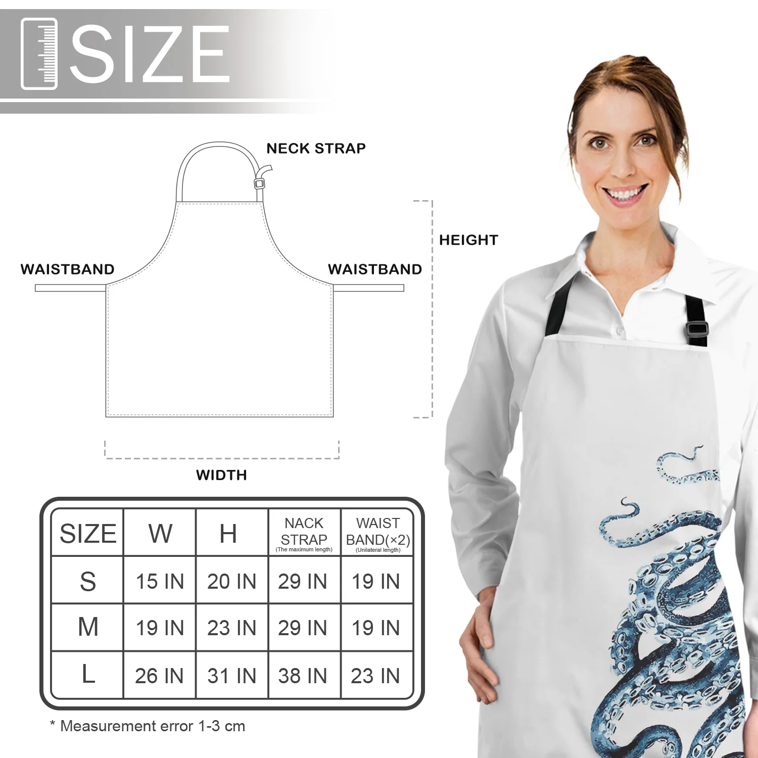 Осьминог Ктулху Кухонные фартуки Барбекю нагрудник фартук для приготовления