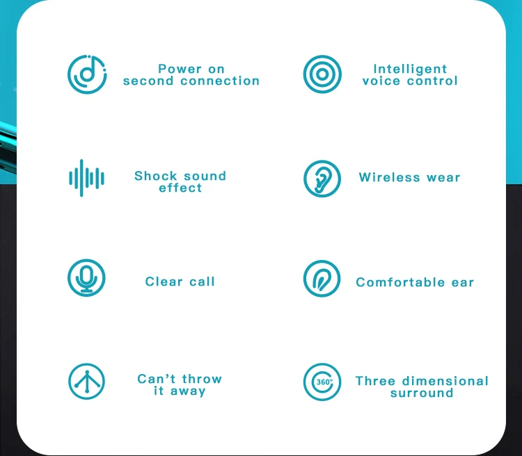 TWS стереонаушники A6 с поддержкой Bluetooth Hi Fi для Android и IOS|Наушники гарнитуры| |