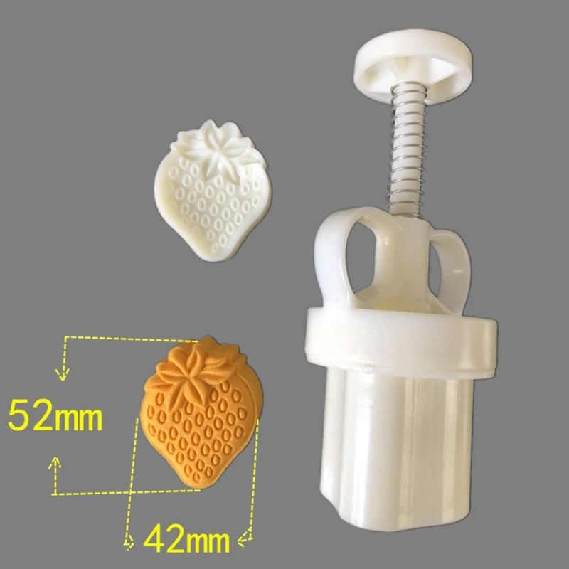 

Mooncake Mold 50g Cake Cookie Mould Cutter Hand Pressure Food Grade Baking Tool