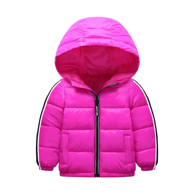 Новинка 2021 года Сезон осень зима Теплые детские куртки Верхняя одежда с