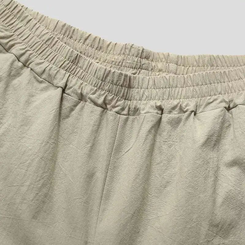 Fashion Men Set Autumn New Casual Pajamas Two Piece Set Thin Breathable Loose Homewear Suit Women Solid Color Pajama Set Men