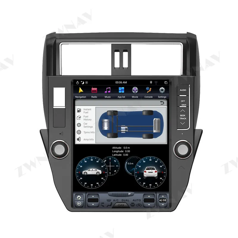 

Android 9 4G128G For TOYOTA LAND CRUISER Prado 150 Tesla Screen 2010-2017 GPS Car multimedia Player Radio Audio Auto Stereo