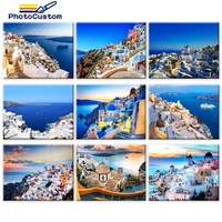photocustom acylic diy paints by numbers landscape unique for adults paints by numbers canvas painting diy gift home decors artc