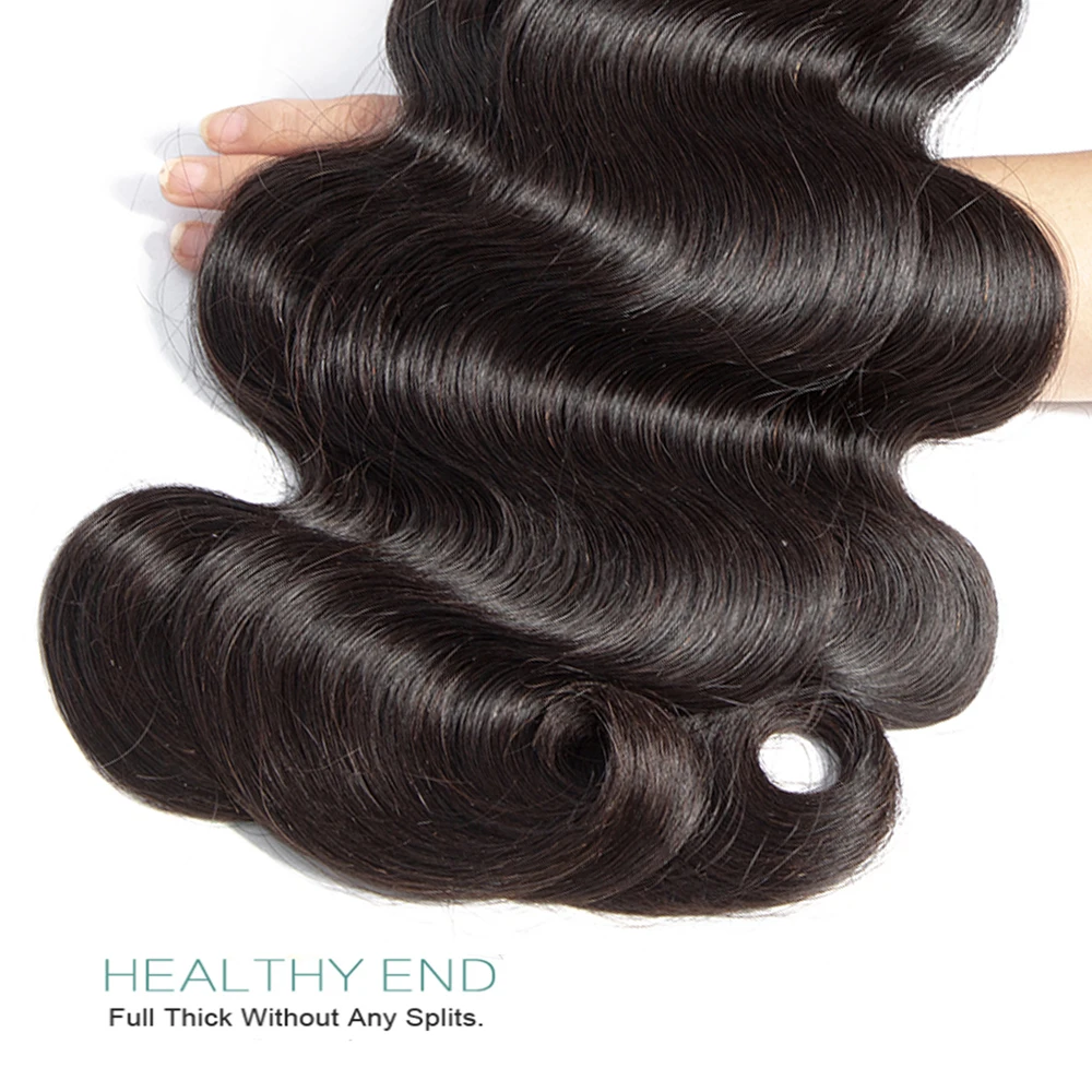 

Brazilian Hair Weave Bundles With Closure 8-26 Inch Cheap Remy Brazilian Body Wave Human Hair Weave 3 Bundles With Lace Closure