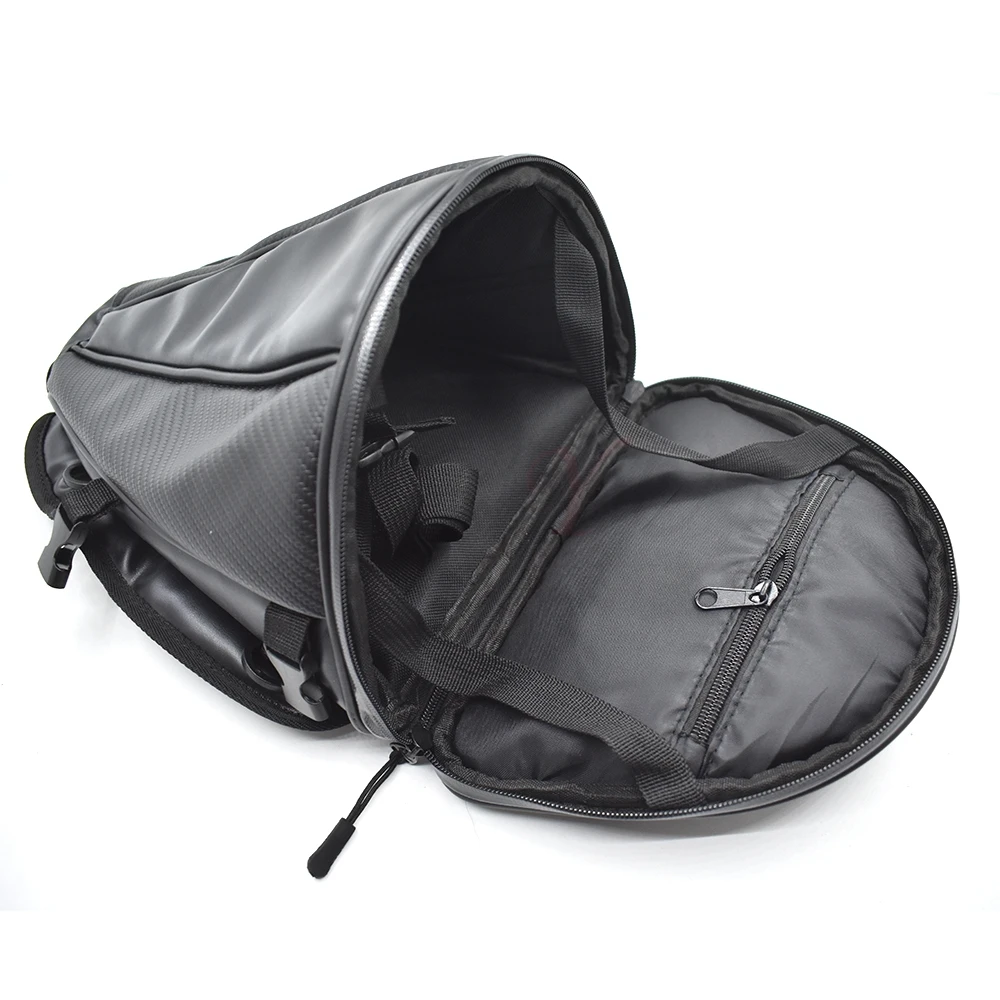 

Universal motorcycle tail bag seat backpack saddle bag rear seat bag for Kawasaki Ninja ZX6R ZX6RR ZX636 ZX7R ZX9R ZX10R ZX14R
