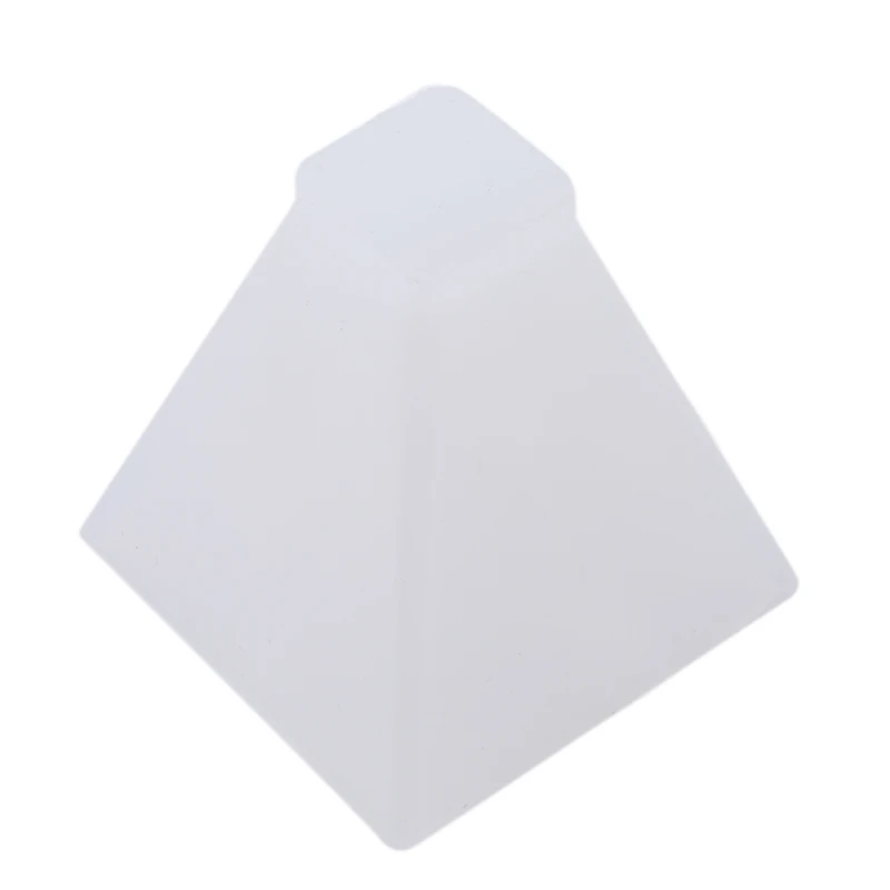 White silicon mold Crystal Epoxy Pyramid Silicone Mould Crystal drops molde silicona molds for plaster