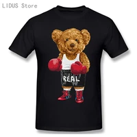 personality boxing teddy bear t shirt harajuku t shirt graphics tshirt brands tee top