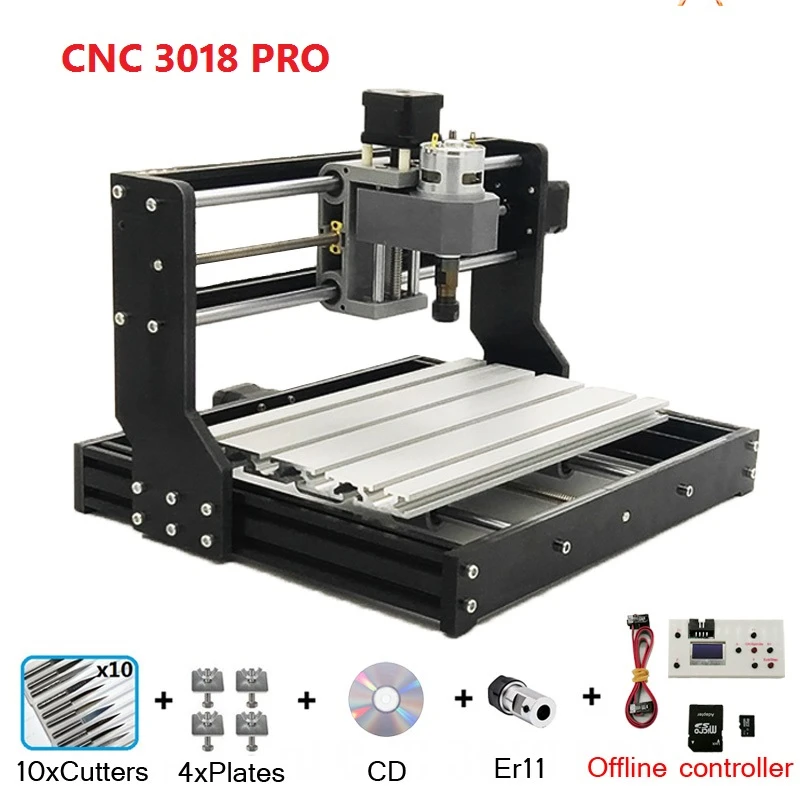 Лазерный гравер CNC3018 фрезерный гравировальный станок деревообрабатывающий с ЧПУ