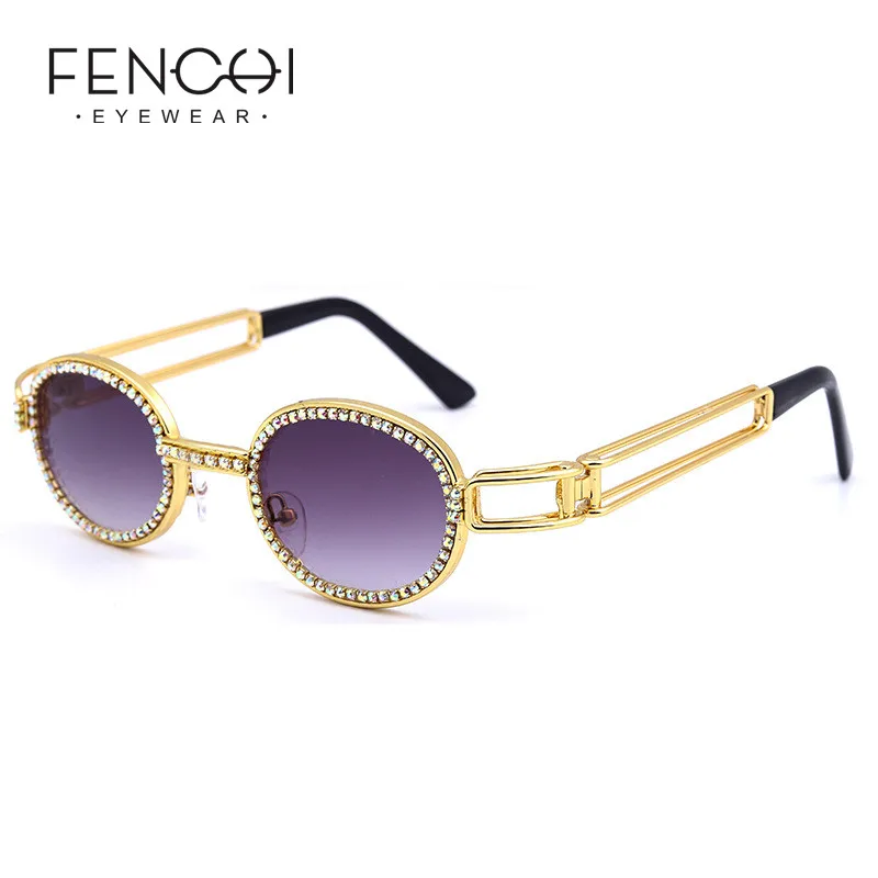 Солнечные очки FENCHI в стиле ретро для мужчин и женщин солнцезащитные аксессуары с